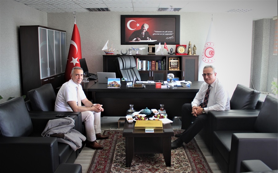 Van Cumhuriyet Başsavcısı Sayın Mehmet Nadir YAĞCI 'nın Bölge Müdürlüğümüzü Ziyareti