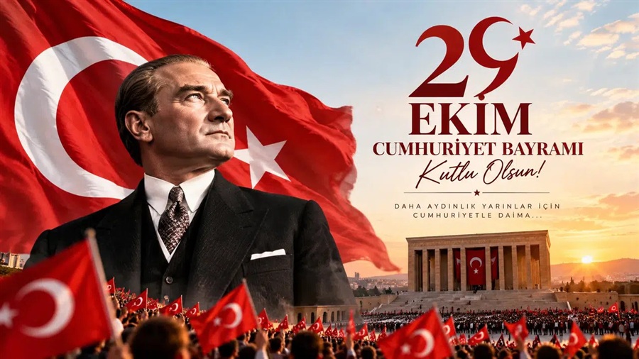29 Ekim Cumhuriyetimizin 103. Yılı Kutlu Olsun